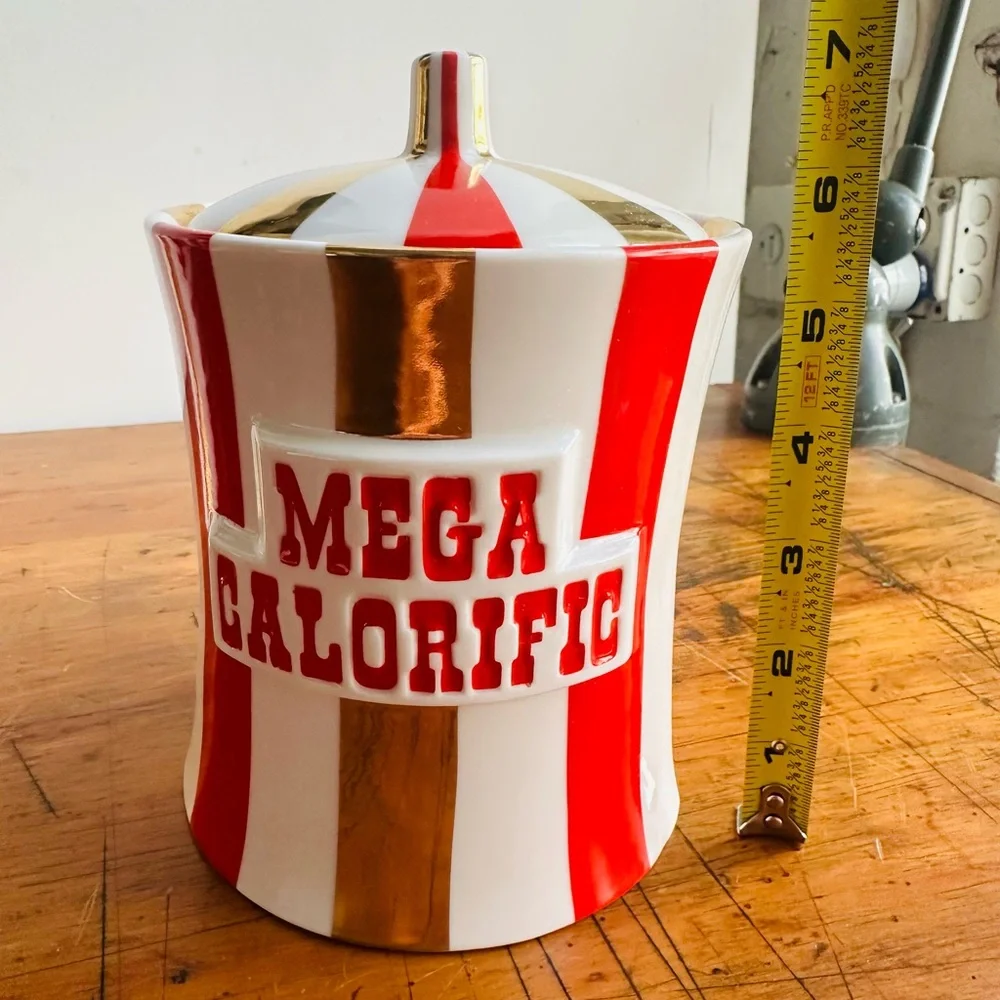 RARE Collectible Jonathan Adler MEGA CALORIFIC Vice Collection Canister